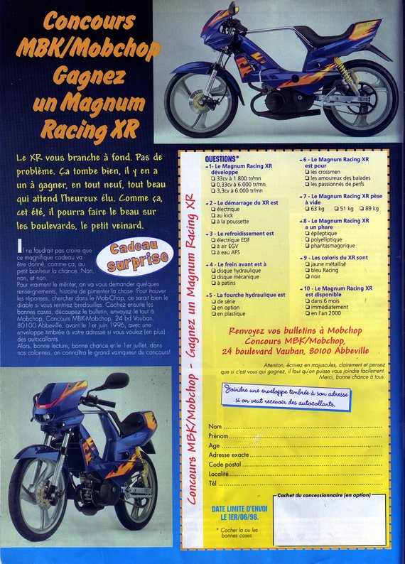 MobChop Magnum Racing XR 04