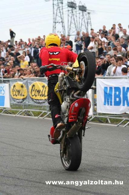 Angyal Zoltan Stunt Bike Show 2007 Reverse Wheeling