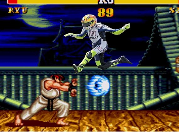 Valentino Rossi VS Ryu