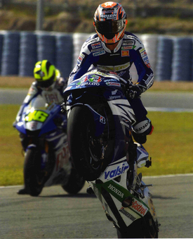 Marco Melandri Wheeling - Laguna seca 2007