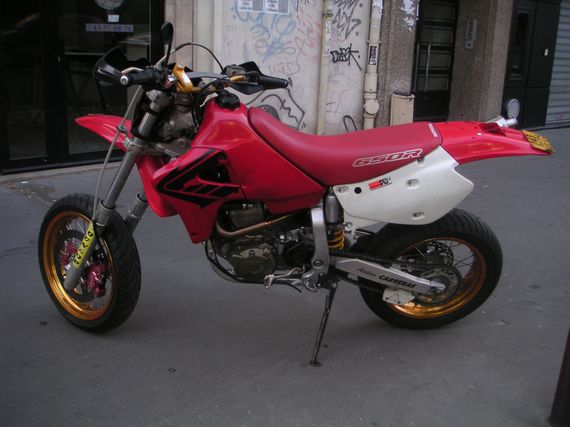 Honda XR 650 R, profil gauche