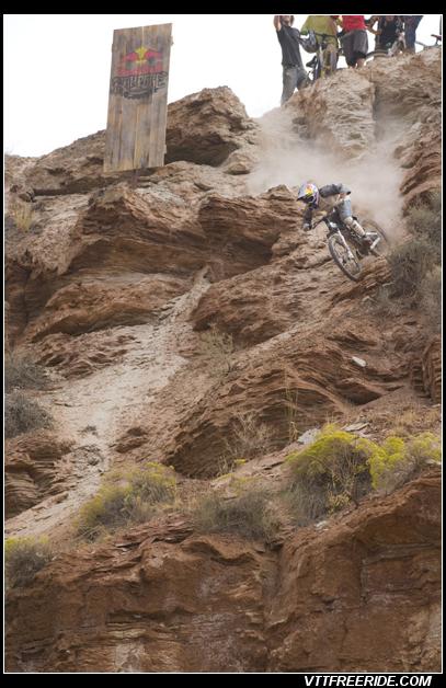 Descente de folie en VTT au Red Bull Rampage 2008