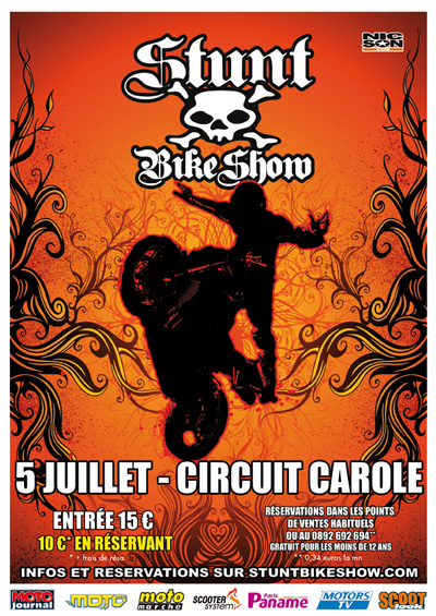 Flyer du Stunt Bike Show 2009