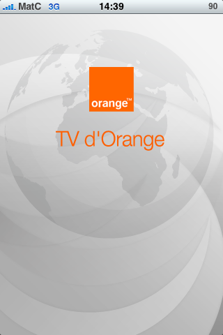 Capture d'écran n°00 de l'application TV d'Orange pour iPhone Apple