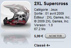 Logo du jeu 2XL SuperCross sur l'AppStore