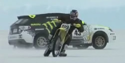 Ken Block & Travis Pastrana at the salt flats