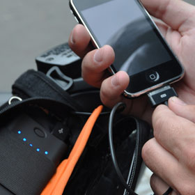 Housse étanche pour l'iPhone en moto