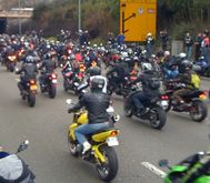 LPhotos de la manifestation FFMC du 13 mars 2010 sur le périphérique bloqué porte de Bercy!