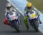 Rossi VS Lorenzo Motegi 2010