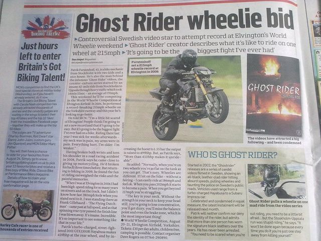 Interview de Ghost Rider par MCN