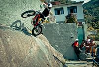 Julien Dupont wall ride à Rio