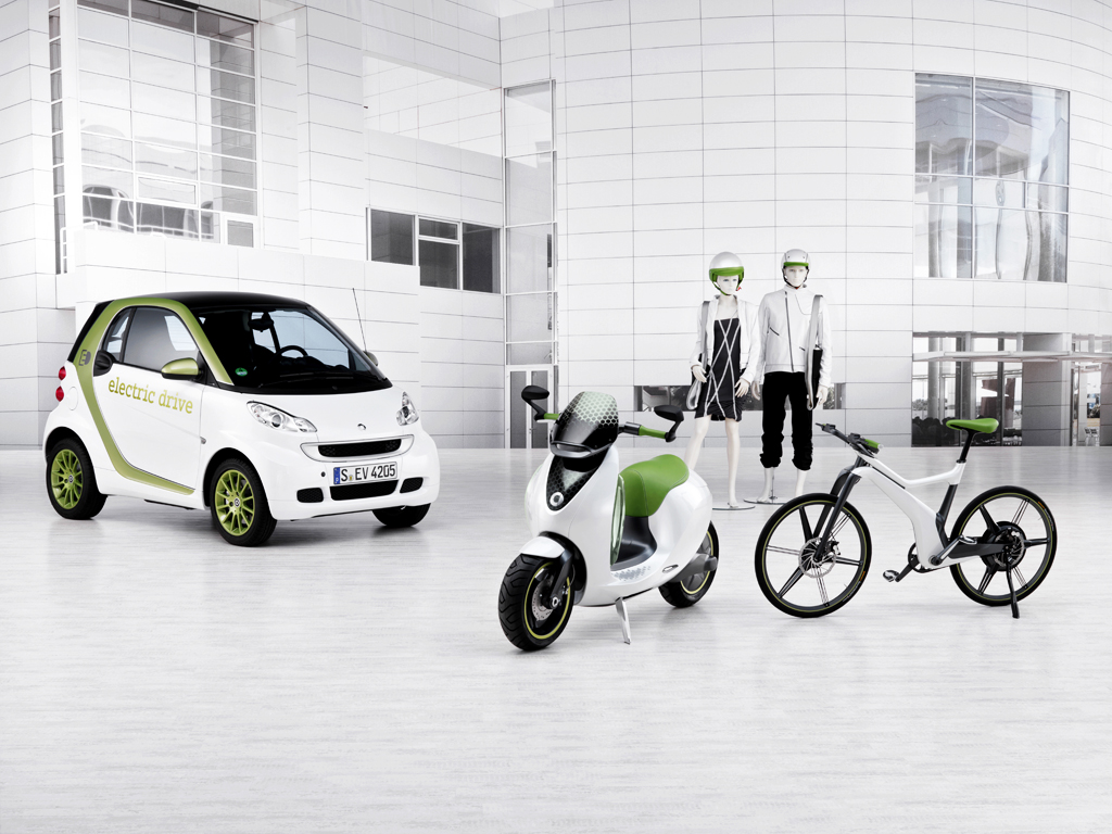 vehicules mercedes smart electriques