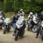 pose photo motards blogueurs