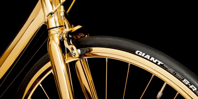 Vélo en Or 24K 05