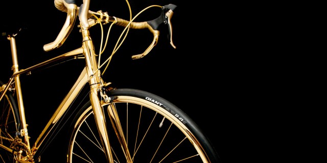 Vélo en Or 24K 06