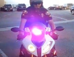 La police de Long Beach en BMW S1000RR police bmw s1000rr