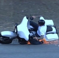 le rebelle crash harley