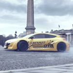 megane trophy v6 taxi paris