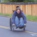 wheel chair crash