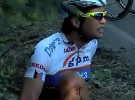 cycliste accidenté