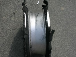 pneu cramé