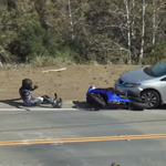 motard r6 vs voiture