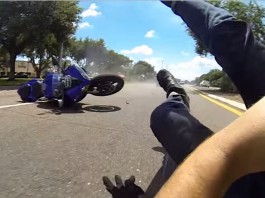 Accident de moto en slow motion accident moto slow motion