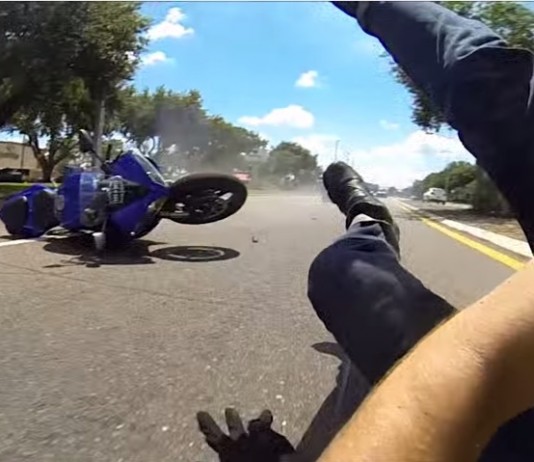 Accident de moto en slow motion accident moto slow motion