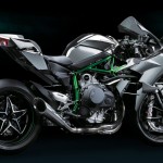Kawasaki Ninja H2R 2015 : profil droit