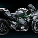 Kawasaki Ninja H2R 2015 : profil droit