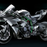 Kawasaki Ninja H2R 2015 : profil gauche