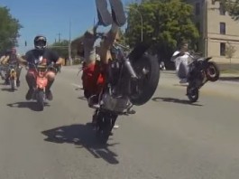 pit bike stunts