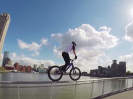 Danny MacAskill freeride à Rotterdam Danny MacAskill freeride à Rotterdam