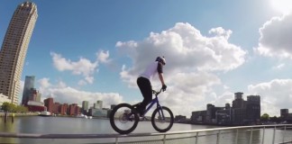 Danny MacAskill freeride à Rotterdam