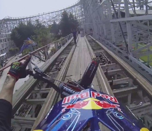 red bull trial roller coaster