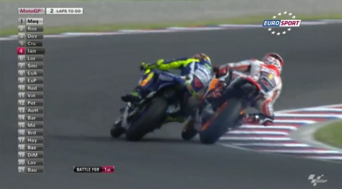 Rossi VS Marquez Argentine