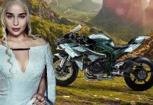 Bike of Thrones moto Game of Thrones Daenerys