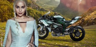 Bike of Thrones moto Game of Thrones Daenerys