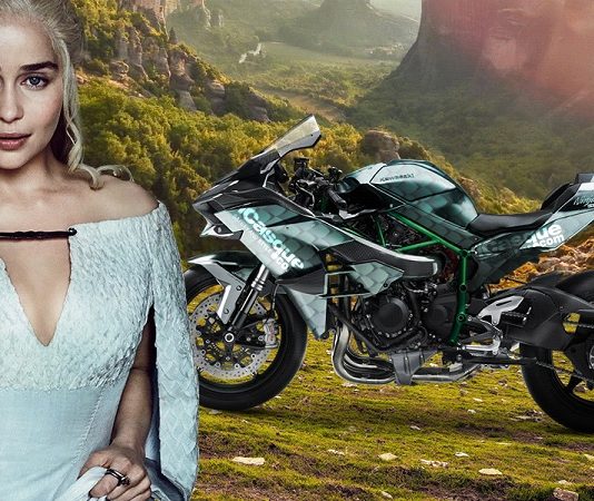 Bike of Thrones moto Game of Thrones Daenerys