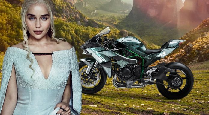 Bike of Thrones moto Game of Thrones Daenerys