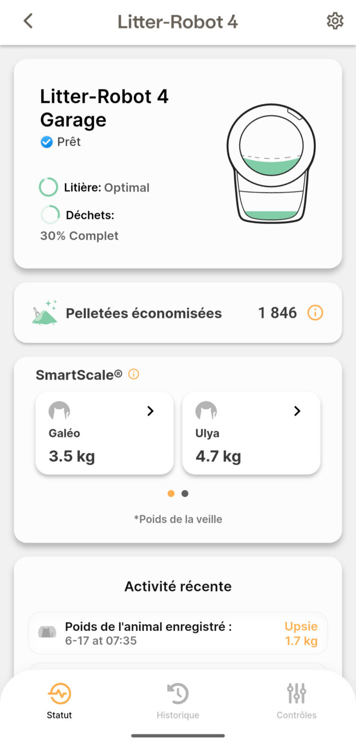 accueil application whisker