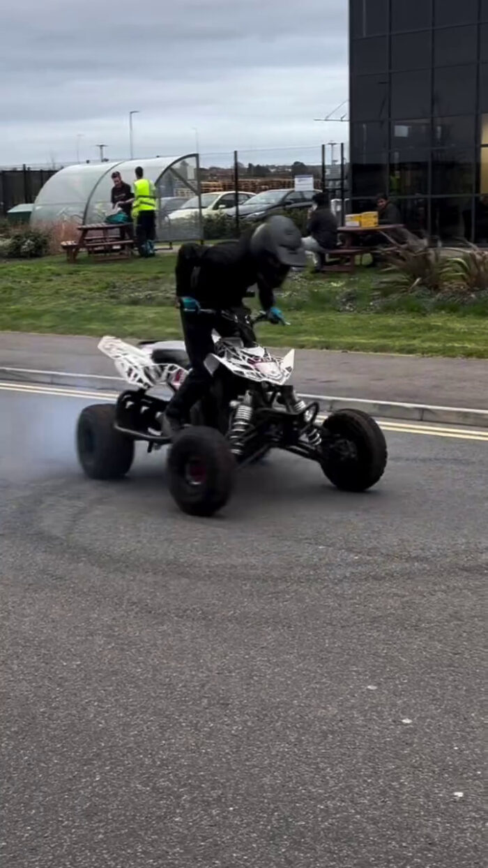 burn quad électrique