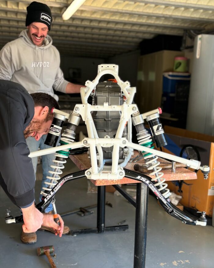 suspension quad suzuki lrt stark varg