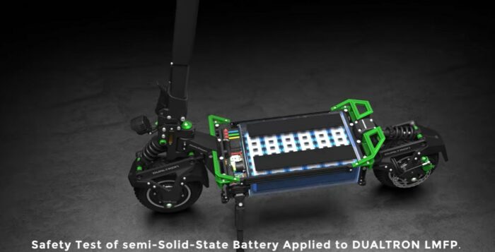 batterie LMFP semi solide dualtron flip