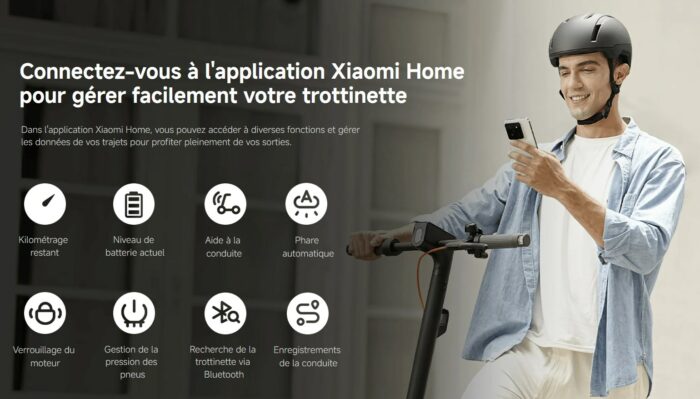 trottinette électrique connectée xiaomi home