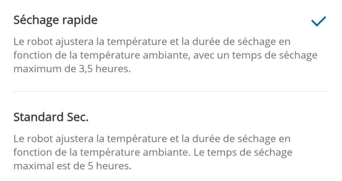 bruit séchage eufy e25