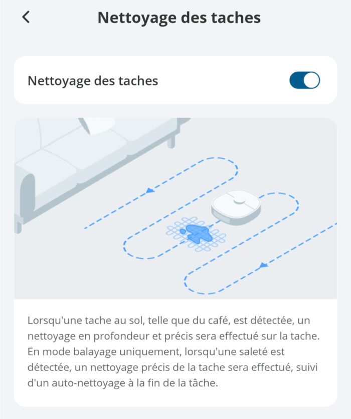 détection et nettoyage des tâches