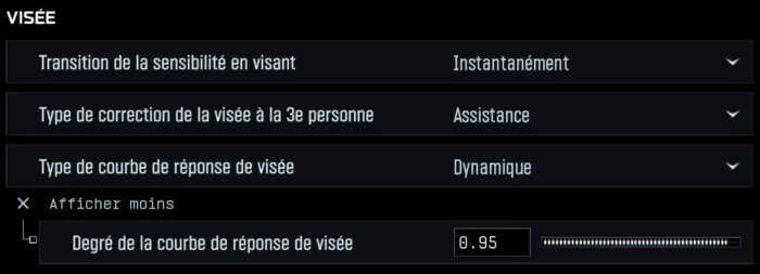 call of duty courbe dynamique