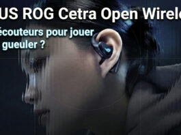 test ASUS ROG Cetra Open Wireless review gaming