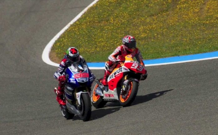 Lorenzo VS Marquez Italie Mugello 2016